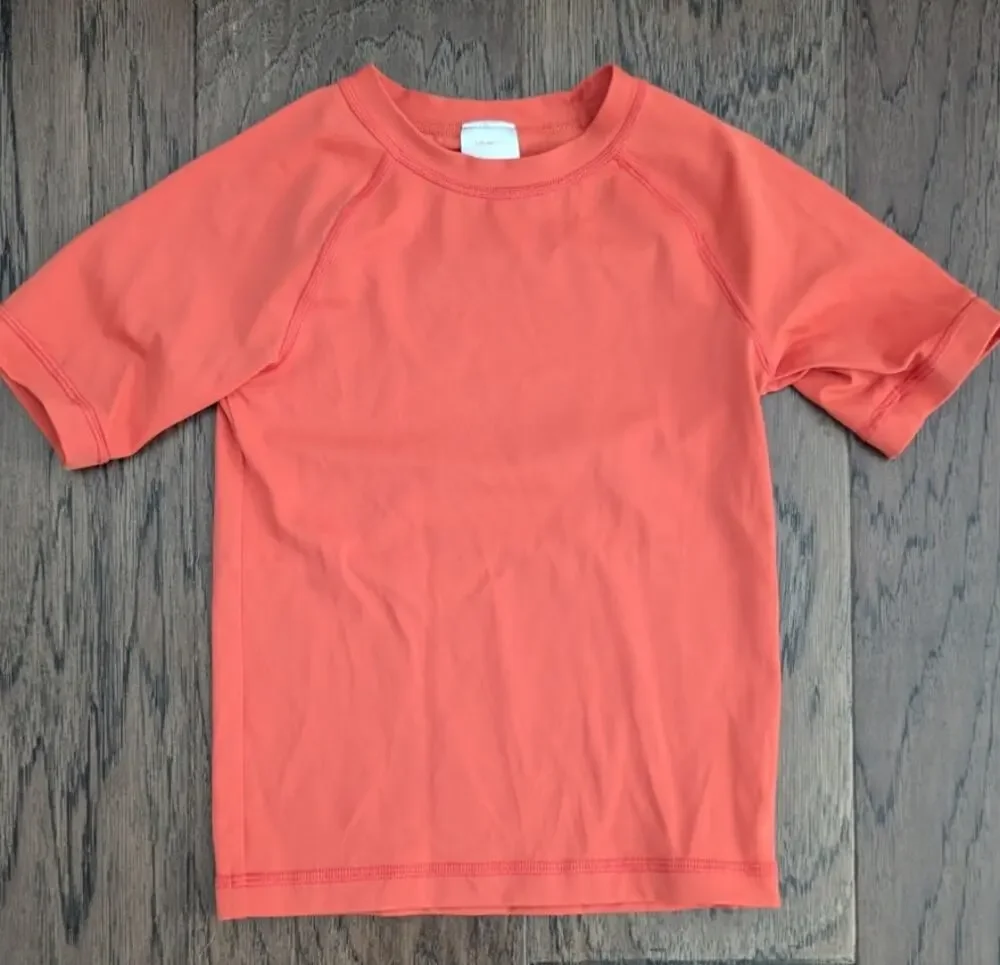 Hanna Andersson Orange Short Sleeve Rash Guard